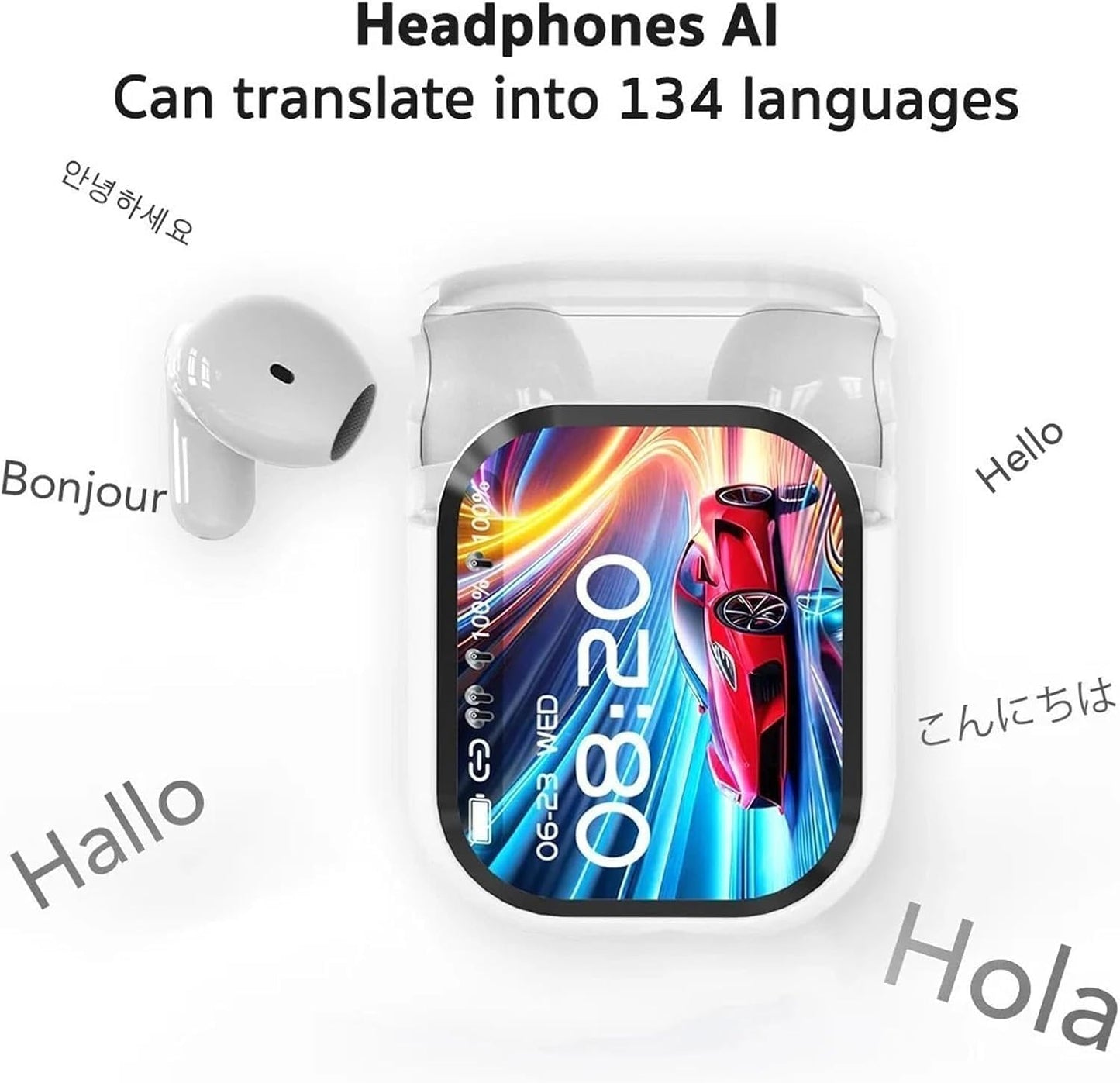 High-Fidelity AI Translation Earbuds™