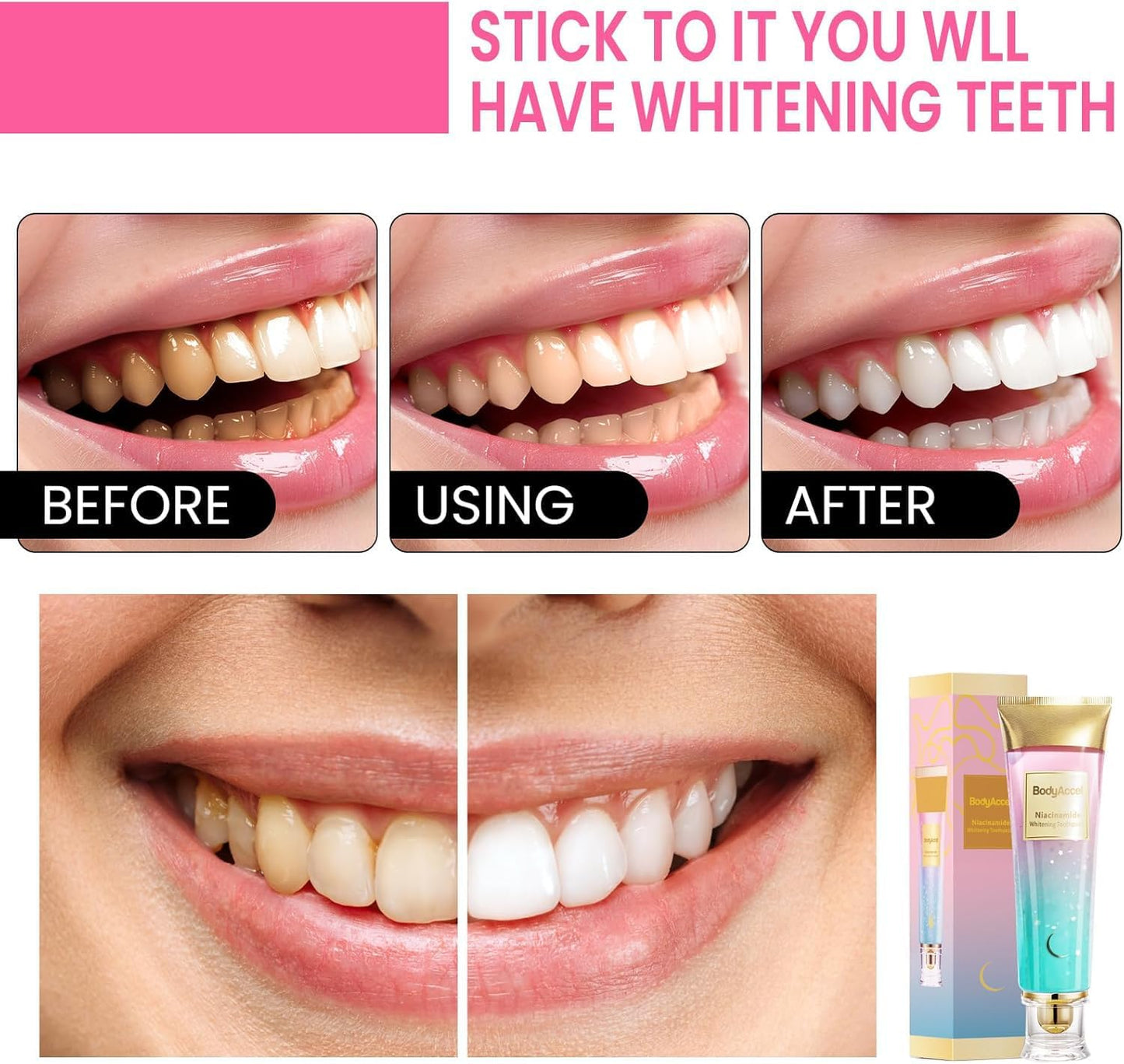 BodyAccel™ Triple Whitening Toothpaste™